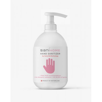 瑞士 SaniHome 世衞推薦配方消毒搓手液 - 500ml